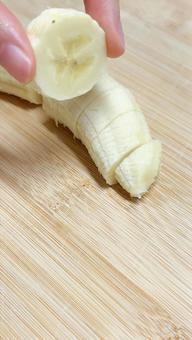 バナナ バナナ,果物,スライスの写真素材