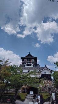 国宝、犬山城 国宝、犬山城 城,お城,犬山城の写真素材