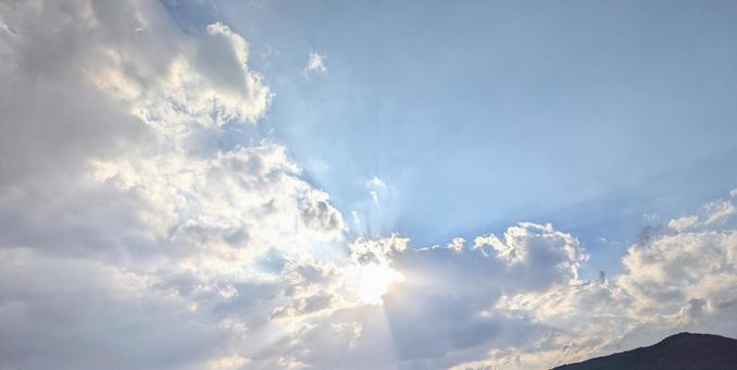 天使の梯子の写真