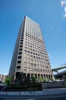 秋空の神戸商工貿易センター 秋空の神戸商工貿易センター 神戸,三宮,貿易センターの写真素材