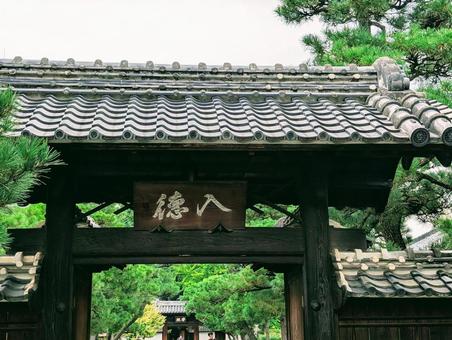 足利学校跡 足利学校跡 足利学校跡,足利学校,門の写真素材