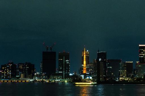 東京夜景 東京夜景 夜景,東京,東京タワーの写真素材