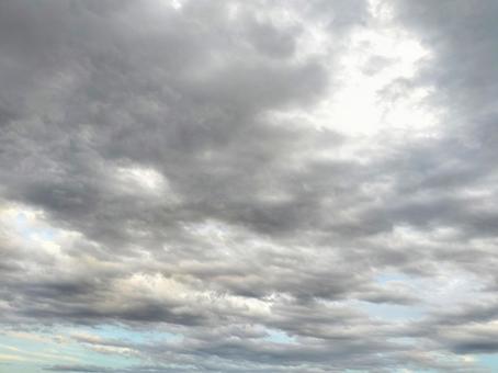 空一面の雲 空一面の雲の写真