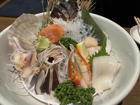北海道　刺し盛り 刺し盛り,刺身,新鮮の写真素材