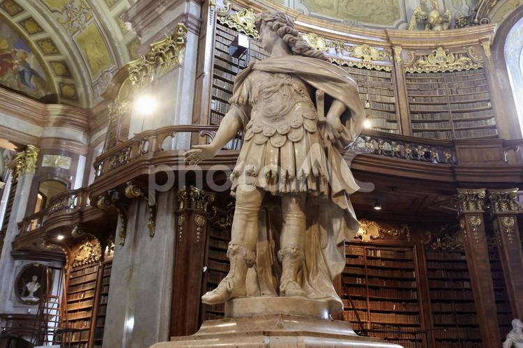 ホーフブルク宮殿のオーストリア国立図書館 ウィーン,ホーフブルク宮殿,オーストリア国立図書館の写真素材