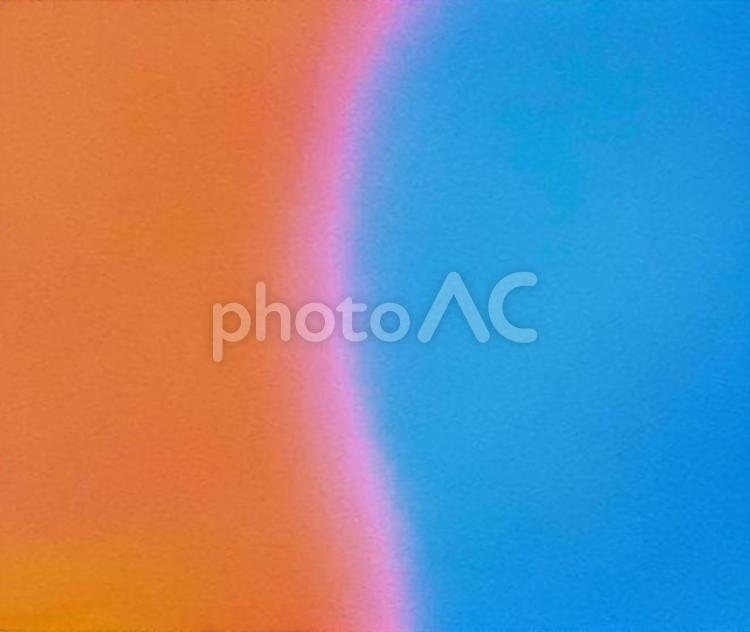 ブルーオレンジグラデ ブルー,橙色,青の写真素材