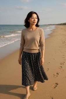 海辺を散歩 海辺を散歩の写真
