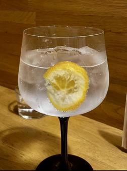 Photo, glass, lemon, fashionable, 