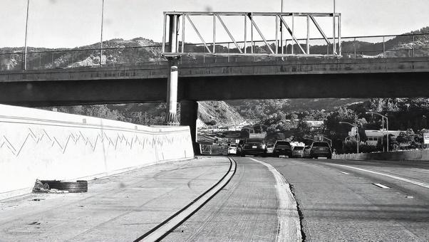 アメリカの道路 アメリカの道路 アメリカ,ロサンゼルス,カリフォルニアの写真素材