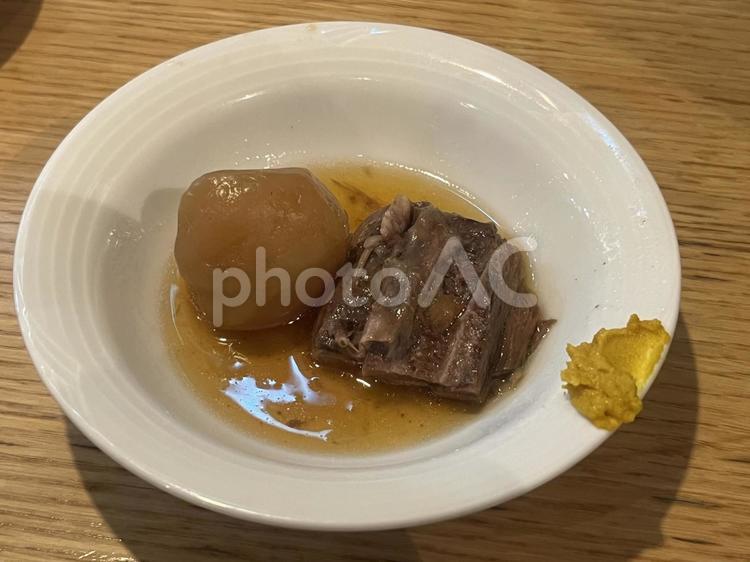 玉こんにゃくと煮込み肉 玉こんにゃく,煮込み肉,仙台の写真素材