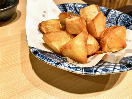 北海道キタアカリのフライドポテト フライドポテト,ポテトフライ,キタアカリの写真素材