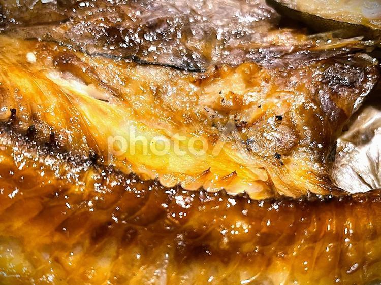 ほっけの干物の焼き目がついた美味しい所３ ほっけ,干物,開きの写真素材