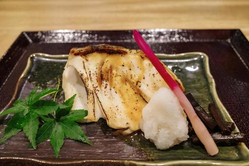焼き魚(メロ) 焼き魚,メロ,魚の写真素材
