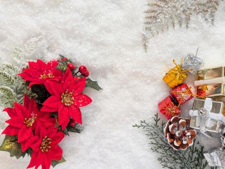 クリスマス（ポインセチア）1 クリスマス,クリスマスイブ,冬の写真素材