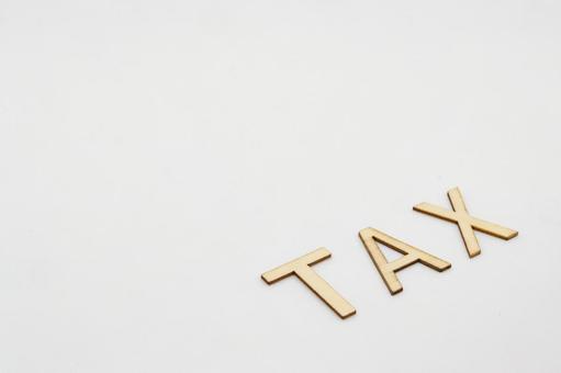 白背景にtaxの文字 白背景にtaxの文字の写真