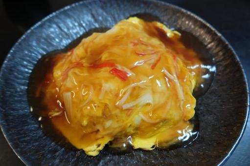 自家製天津飯(アップ) 自家製天津飯(アップ)の写真
