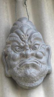 仁王面 仁王面 仁王面,守護神,仁王の写真素材