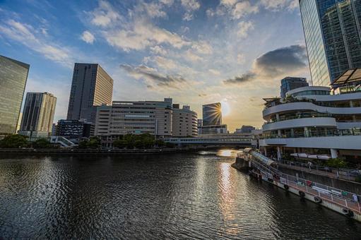 都市景観 都市景観 横浜,みなとみらい,都市景観の写真素材