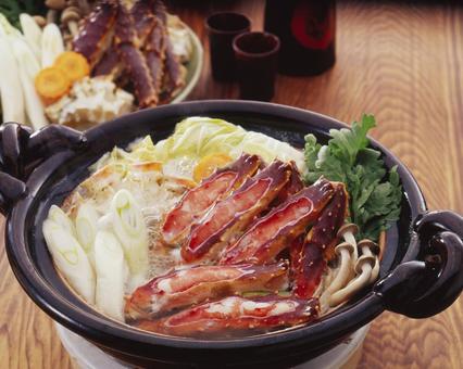 かに鍋がある食卓 かに鍋がある食卓 かに鍋,鍋,蟹鍋の写真素材