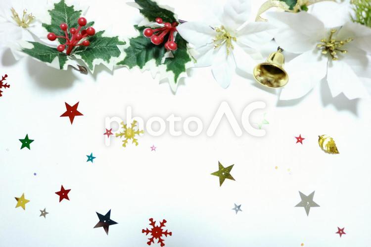 クリスマス　テクスチャ　背景　壁紙　素材　イメージ クリスマス,ポイントセチア,背景素材の写真素材