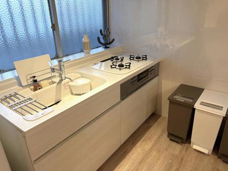 ひろびろキッチン キッチン,シンク,台所の写真素材