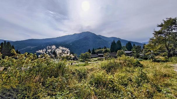 のどか のどか 自然,山,山の風景の写真素材