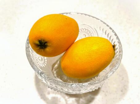 旬のフルーツ（びわ）１７ びわ,旬,5月の写真素材