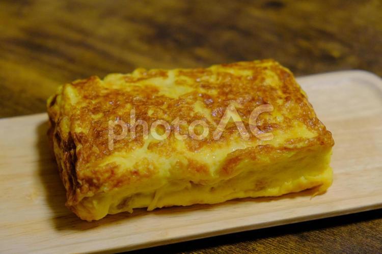 厚焼き卵 玉子焼き,厚焼き卵,弁当の写真素材