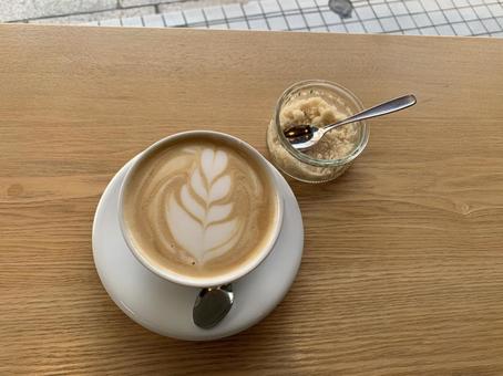 Photo, cafe latte, cafe, latte art, 