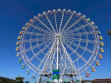 大観覧車 観覧車,遊園地,レジャーの写真素材
