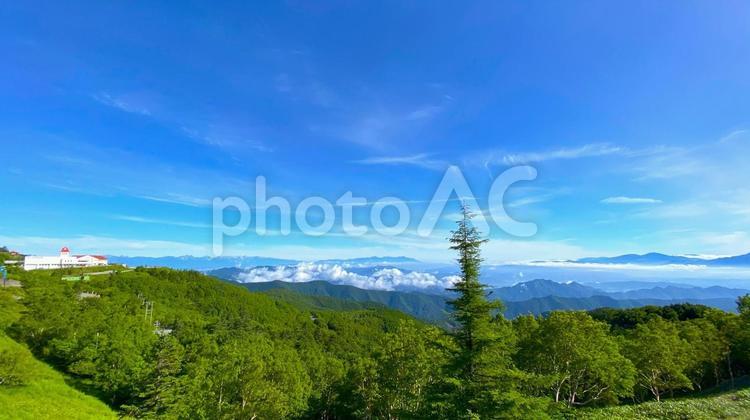 ビーナスライン・美ヶ原（２） ビーナスライン,美ヶ原高原美術館,美ヶ原の写真素材
