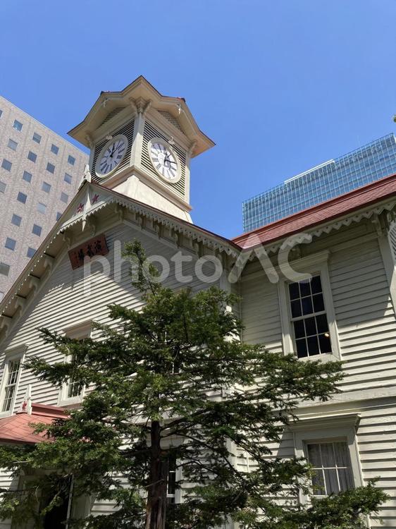 札幌　時計台 札幌,時計台,レトロの写真素材