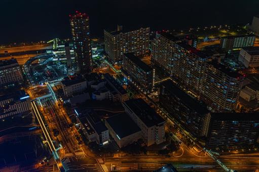 都市夜景 都市夜景の写真