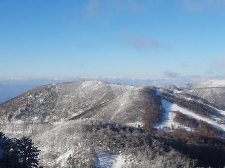 雪景色・冬の高峰高原 雪景色・冬の高峰高原 浅間山,高峰山,雪の写真素材