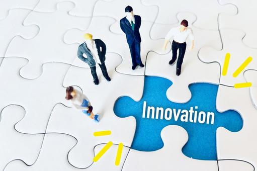 ビジネスのイノベーション イノベーション,新規事業,新技術の写真素材