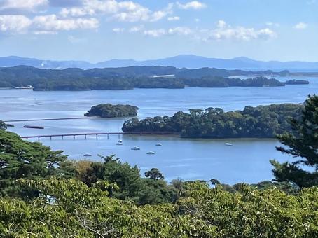 風景 昼間,晴天,松島の写真素材