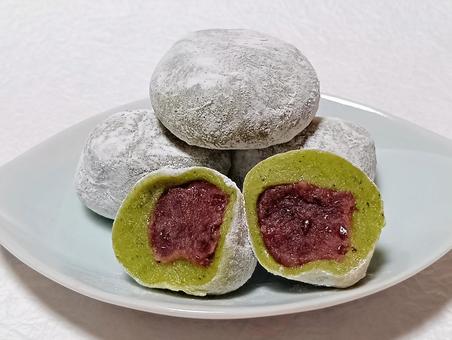 よもぎ大福 よもぎ大福,和生菓子,スイーツの写真素材