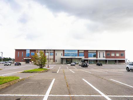 青森県中泊町役場(庁舎) 青森県中泊町役場(庁舎) 中泊町,青森県,町役場の写真素材