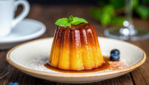 美味しそうなデザート、カルネ 美味しそうなデザート、カルネの写真