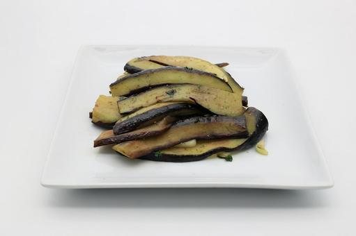 茄子焼き 茄子焼き 茄子,長茄子,庄屋長茄子の写真素材