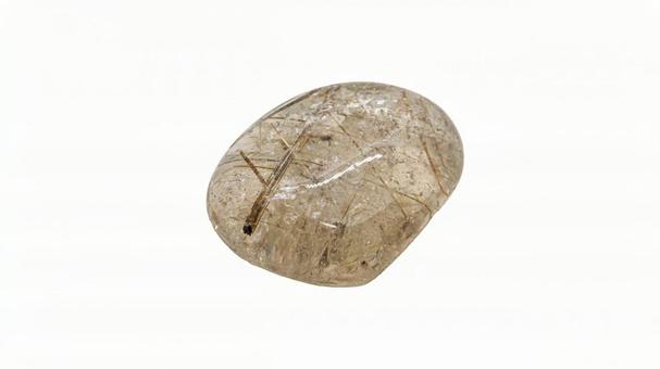 Rutilated Quartz Tumble Stone, JPG