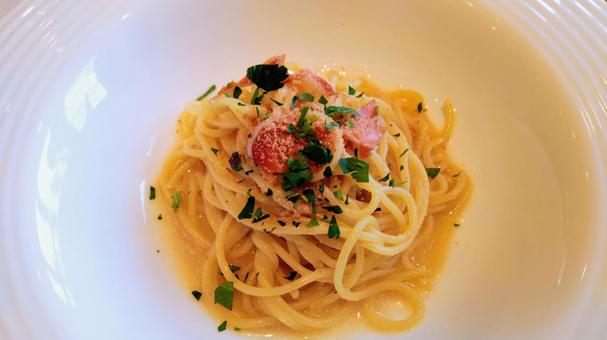 パスタ　たらこ パスタ,たらこ,イタリアンの写真素材