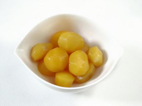 栗の甘露煮 栗,甘露煮,食べ物の写真素材