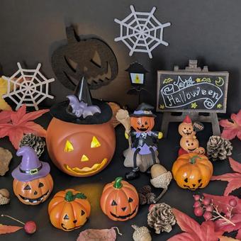 ハッピーハロウィン ハッピーハロウィン ハロウィン,秋,カボチャの写真素材