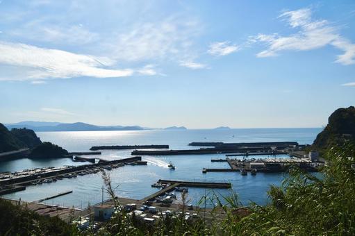 雑賀崎漁港② 雑賀崎,漁港,海の写真素材