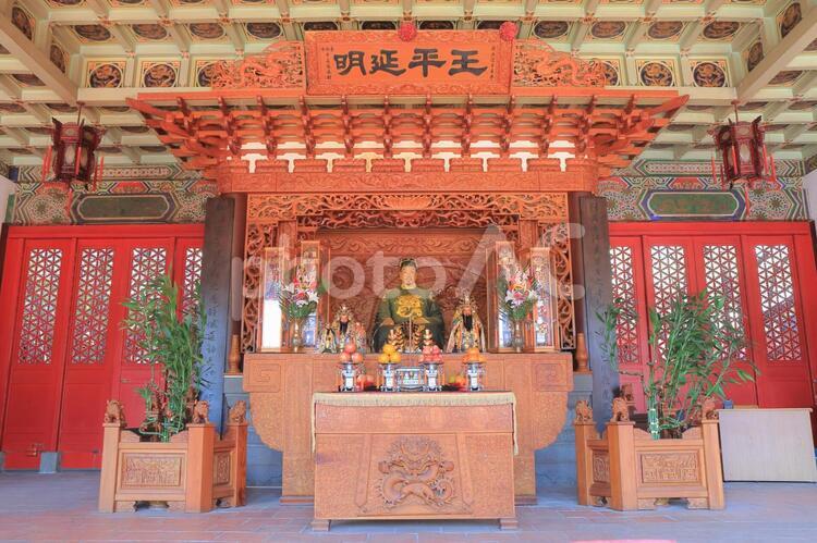 台湾　台南市の鄭成功祖廟 海外,外国,アジアの写真素材