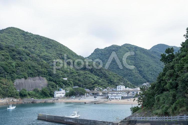 海の見える丘 水平線,海,想い出岬の写真素材