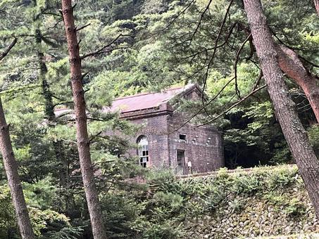変電所跡 変電所跡 愛媛県,新居浜,別子銅山の写真素材