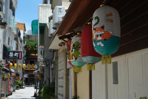 台湾台南神農街の提灯2 台湾台南神農街の提灯2の写真