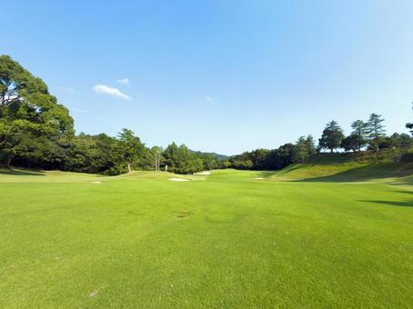ゴルフコース ゴルフコース ゴルフ,ゴルフコース,ゴルフ場の写真素材